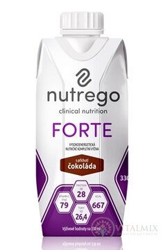 Nutrego FORTE s příchutí čokoláda 1x330 ml