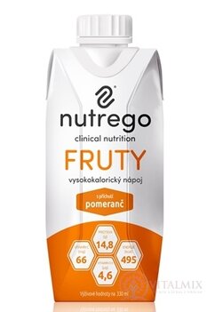 Nutrego Frutt s příchutí pomeranč 12x330 ml