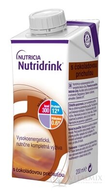 Nutridrink s čokoládovou příchutí 24x200 ml