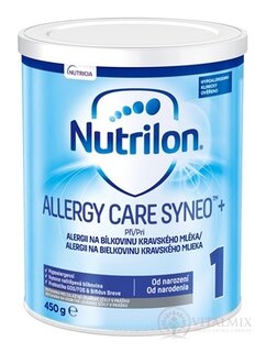 Nutrilon 1 ALLERGY CARE SYNEO + mléčná výživa v prášku (od narození) 1x450 g