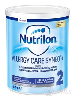 Nutrilon 2 ALLERGY CARE SYNEO + mléčná výživa v prášku (od uk. 6. měsíce) 1x450 g