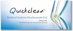 QuickClean 20 mg / 2 ml gel s hyaluronátem sodným sterilní roztok v předplněné injekční stříkačce (10 mg / 1 ml) 1x2 ml