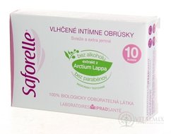 SAFORELLE INTIMA kapesník vlhčené 1x10 ks