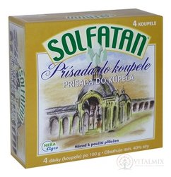 SOLFATAN přísada do koupele v prášku 4x100 g (400 g)