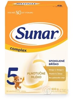 Sunar Complex 5 mléčná výživa (od ukonč. 36. měsíce) (inov.2020) 1x600 g