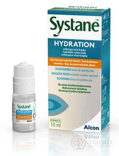 Systane HYDRATION Bez konzervačních látek oční kapky zvlhčující 1x10 ml