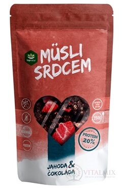 topnatur Müsli srdcem Jahoda &amp; Čokoláda proteinové 1x250 g