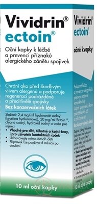 Vividrin Ectoin oční kapky 1x10 ml